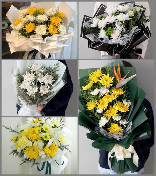 山东青岛即墨市移风店镇堤前村白事花束代送